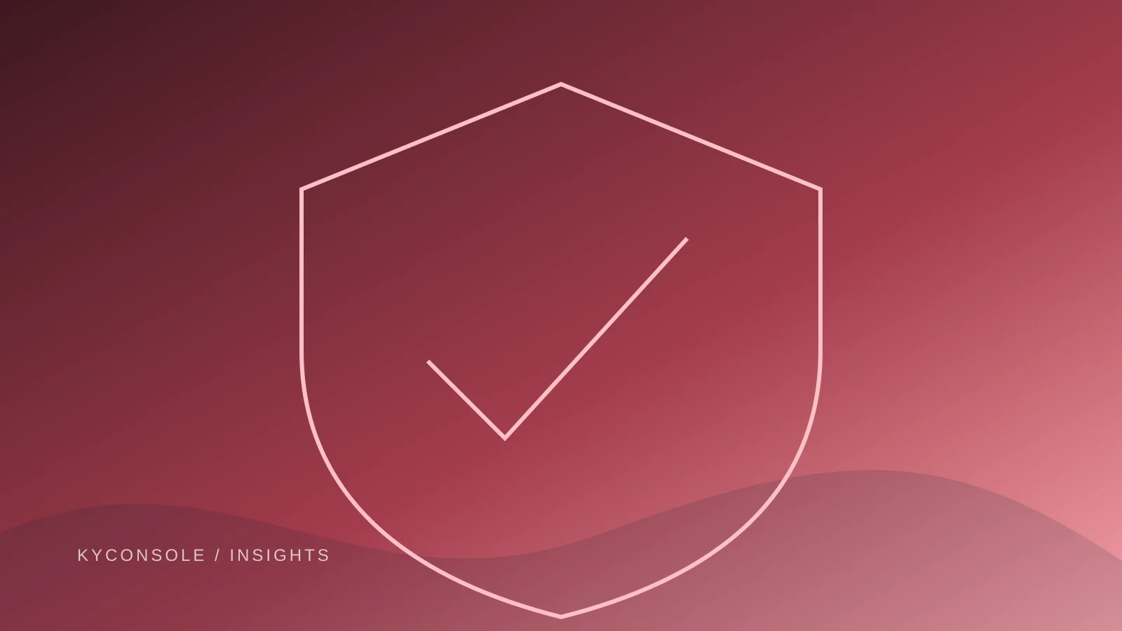 Red AML control shield beside an enrolment record, risk assessment, and customer due-diligence evidence file